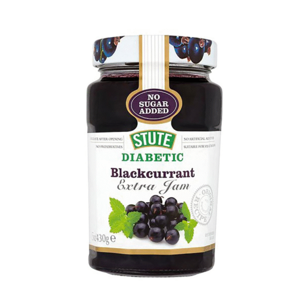 Stute Diabetic Jam Blackcurrent 430G