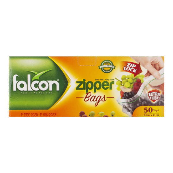 100605 – Falcon Freezer Zipper Bag 21X37 18cm Cm (Mplzb001)