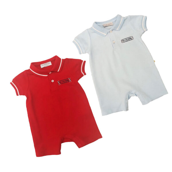 204189 – Krmizi School Polo Yakali Baby Clothes