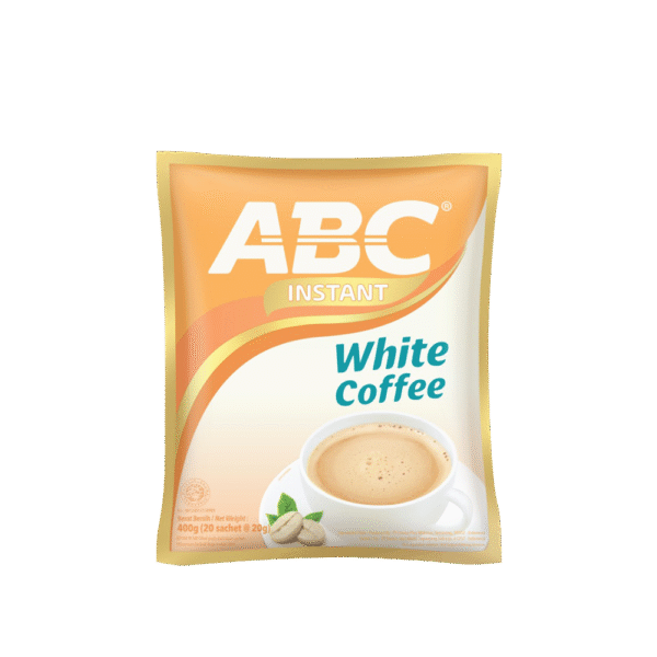 ABC INSTANT WHITE COFFEE 20GR